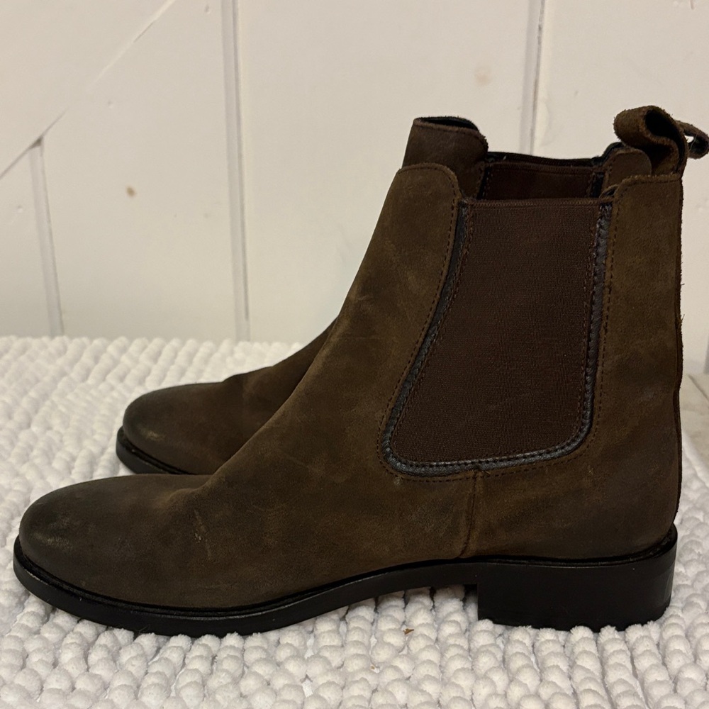 Thursday Boot Company Olive Color Ankle Booties - Picture 3 of 8